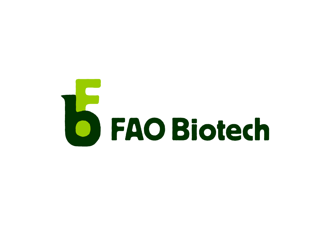 Logotype for the Food and Agriculture Organization's Biotechnology division.