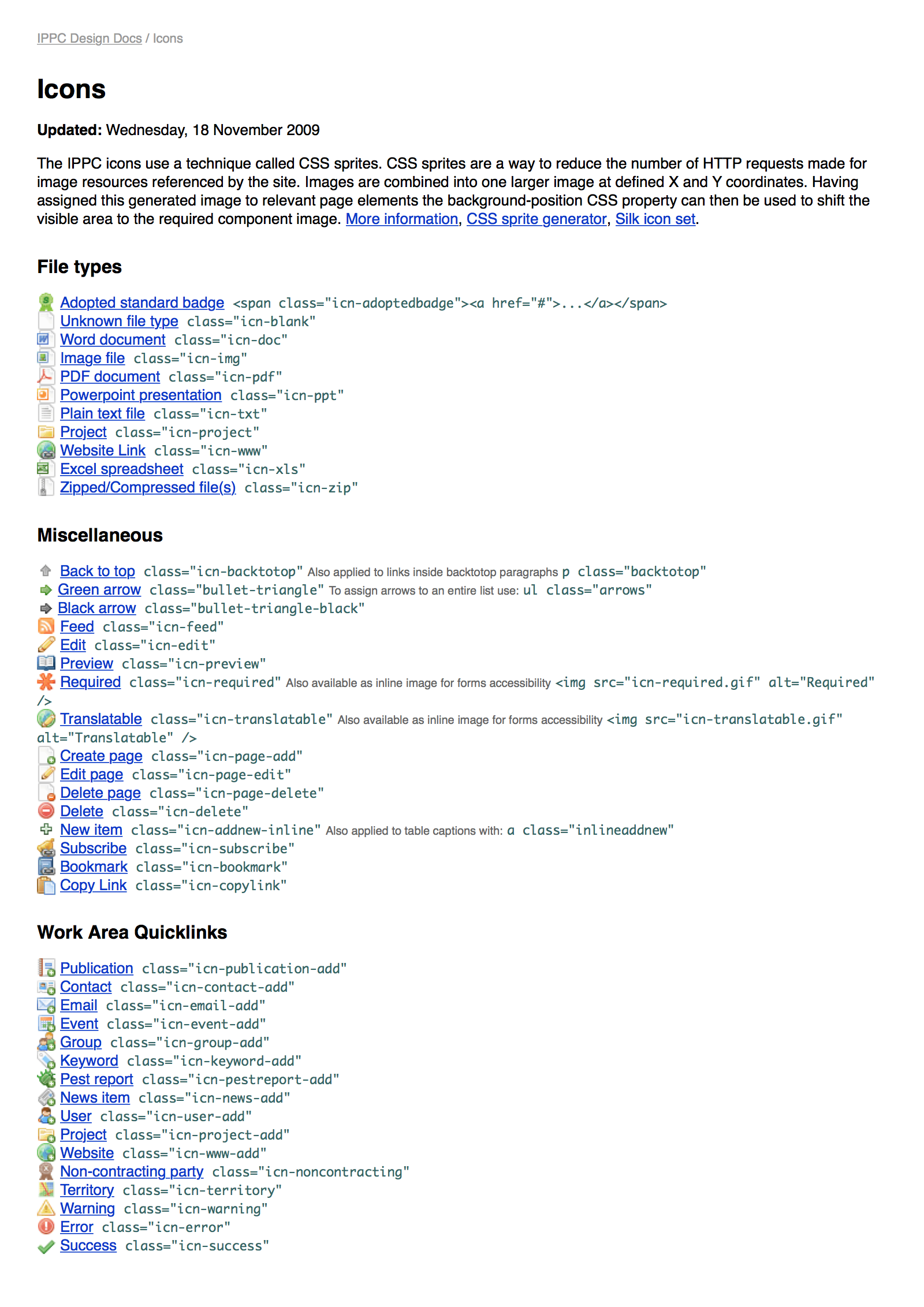 International Plant Protection Convention design docs example.