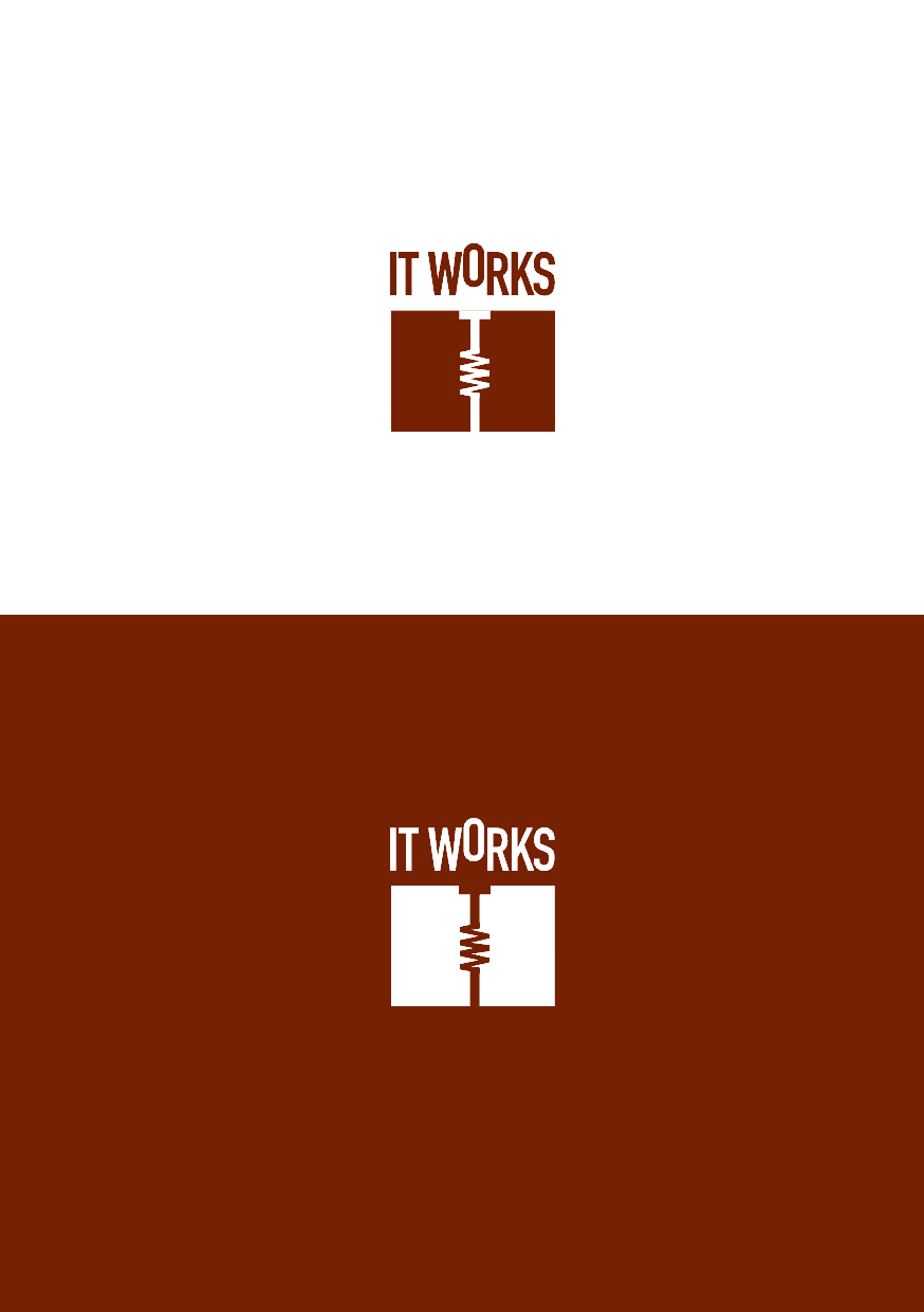 Logotype for IT Works, a small software company with big clients.