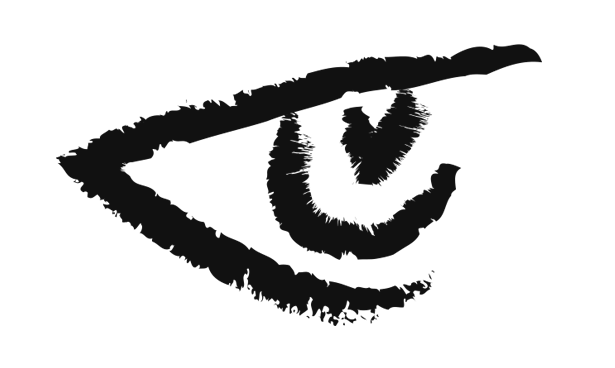 The observer symbol is a stylized profile view of an eye.