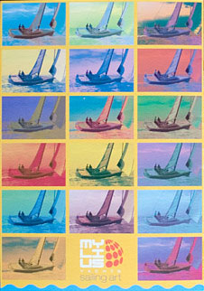 Brochure cover for the small Mylius 11E25 37' yacht.