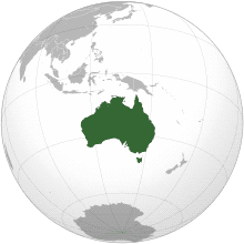 Australia (orthographic projection)