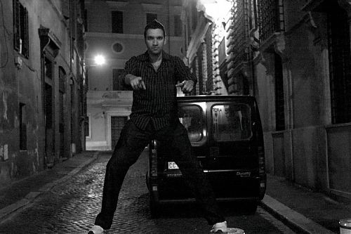 A rare photograph of Frankie as FRANCO, HOVERING HERO of the ROMANESCO NIGHT. A rare photograph of Frankie as FRANCO, HOVERING HERO of the ROMANESCO NIGHT.