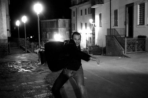 A rare photograph of Vinciguerra as VINNIE THE JACKET FLASH! A rare photograph of Vinciguerra as VINNIE THE JACKET FLASH!